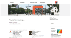Desktop Screenshot of kulturhaus-milbertshofen.de